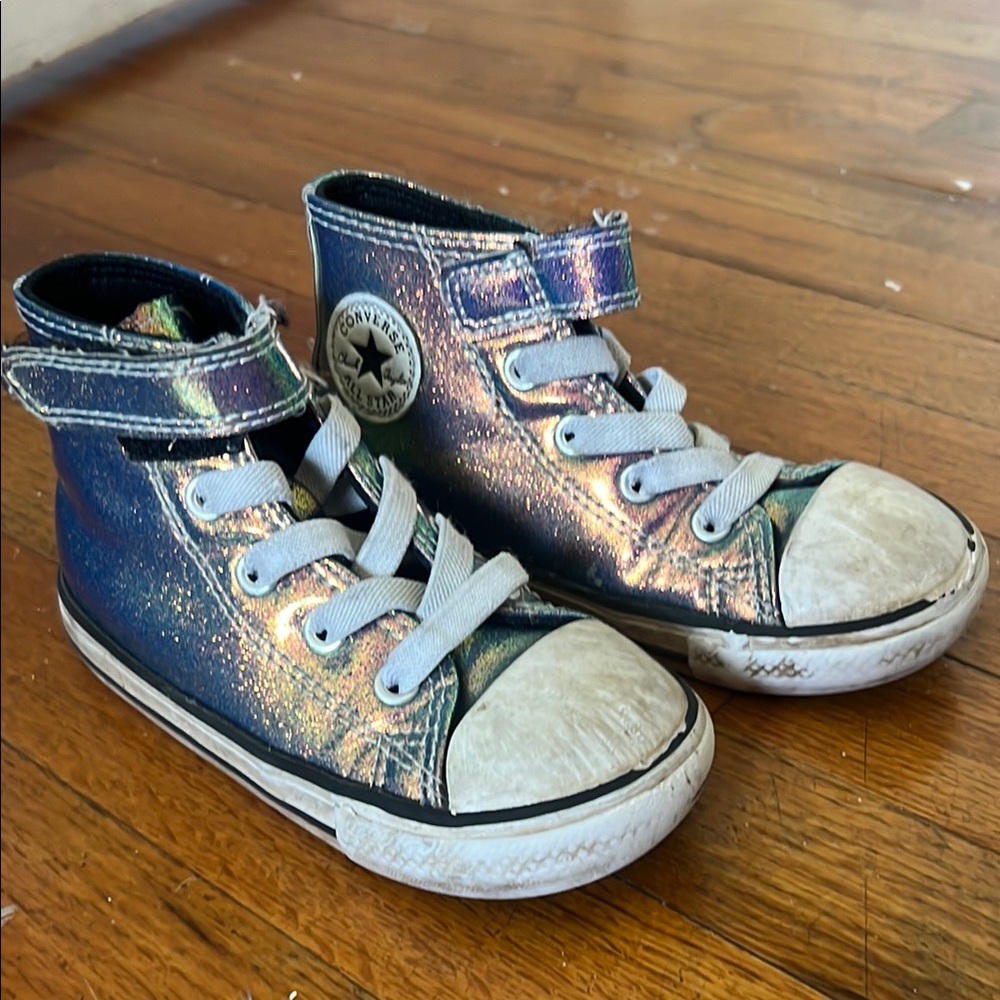 Converse Kids' Iridescent High-Top Sneakers
